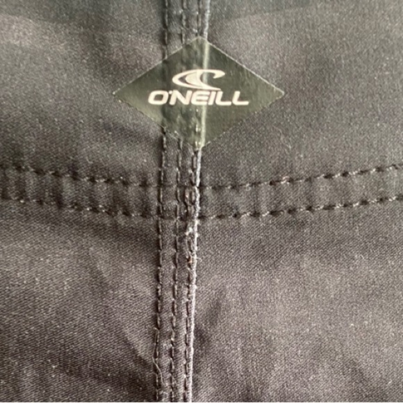 💥O’Neill Men Stripped Grey Swim Trunks Shorts 34 - Picture 10 of 10